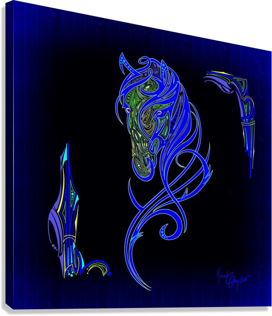 Glowing Gelding Canvas Print
