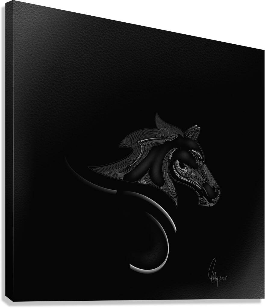 Ghost Stallion Canvas Print