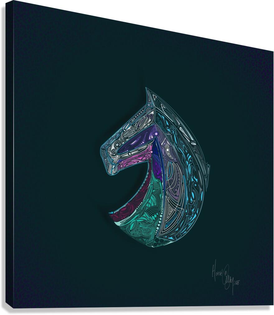 High Stepper Canvas Print