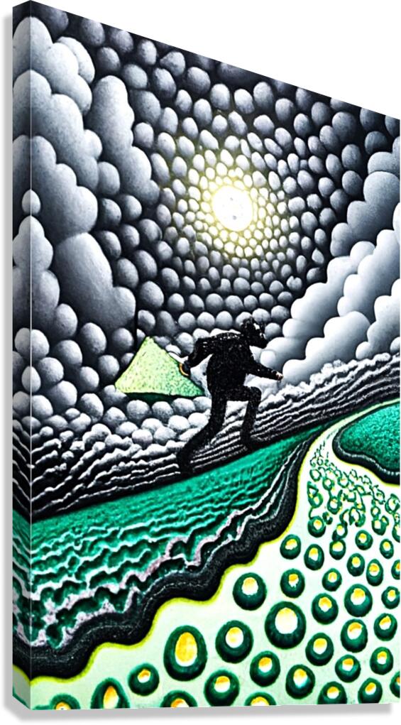 Bubble Run Canvas Print