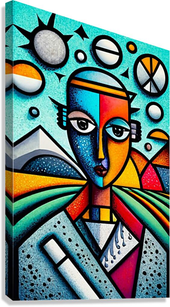 Boy Einstein Canvas Print