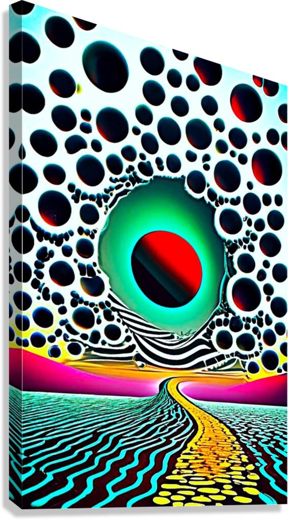 Choco Balls Hole Canvas Print