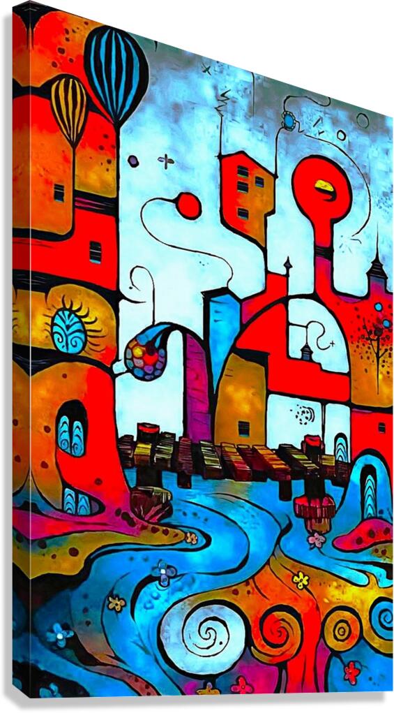 Sky Castle Canvas Print