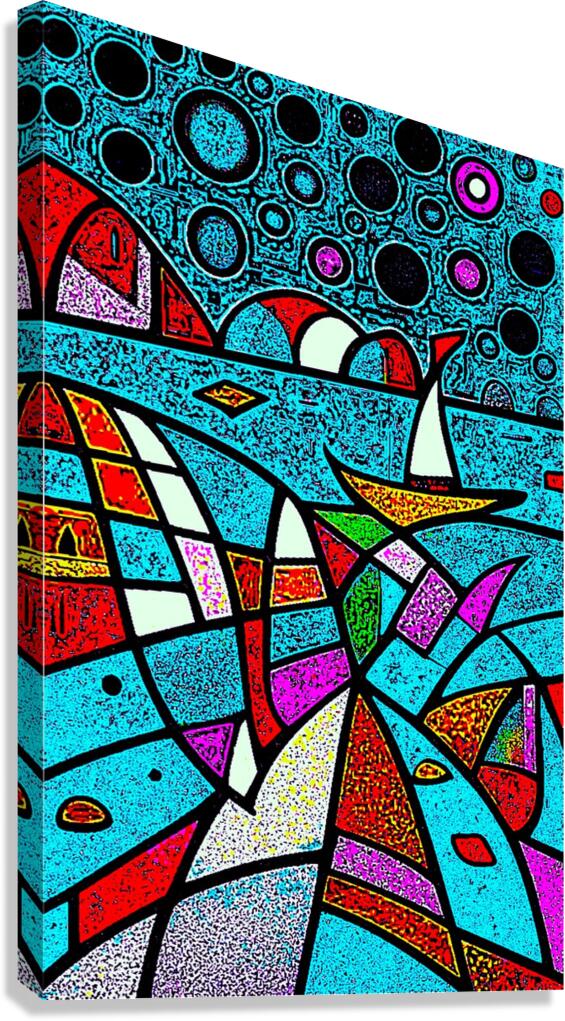 Boat Sailing Canvas Print