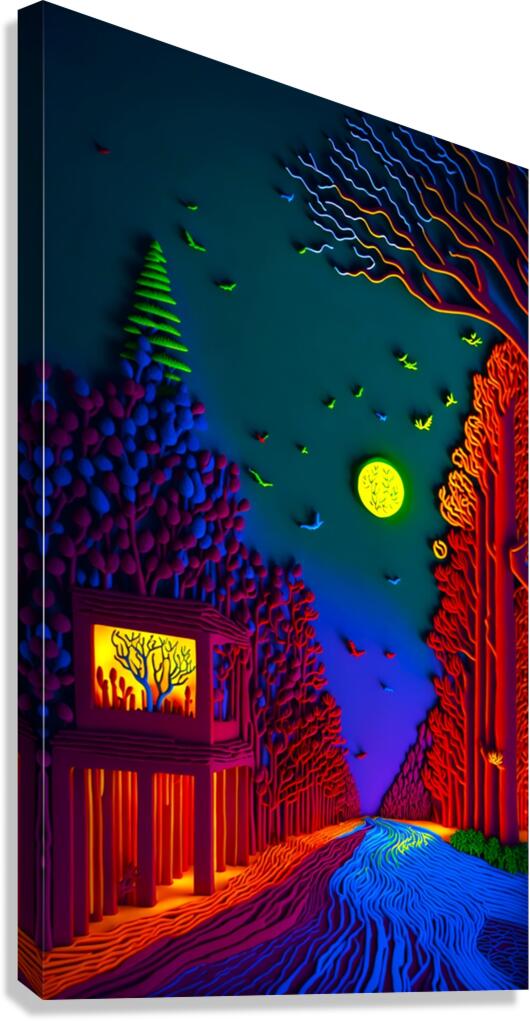 Tree House St Canvas Print