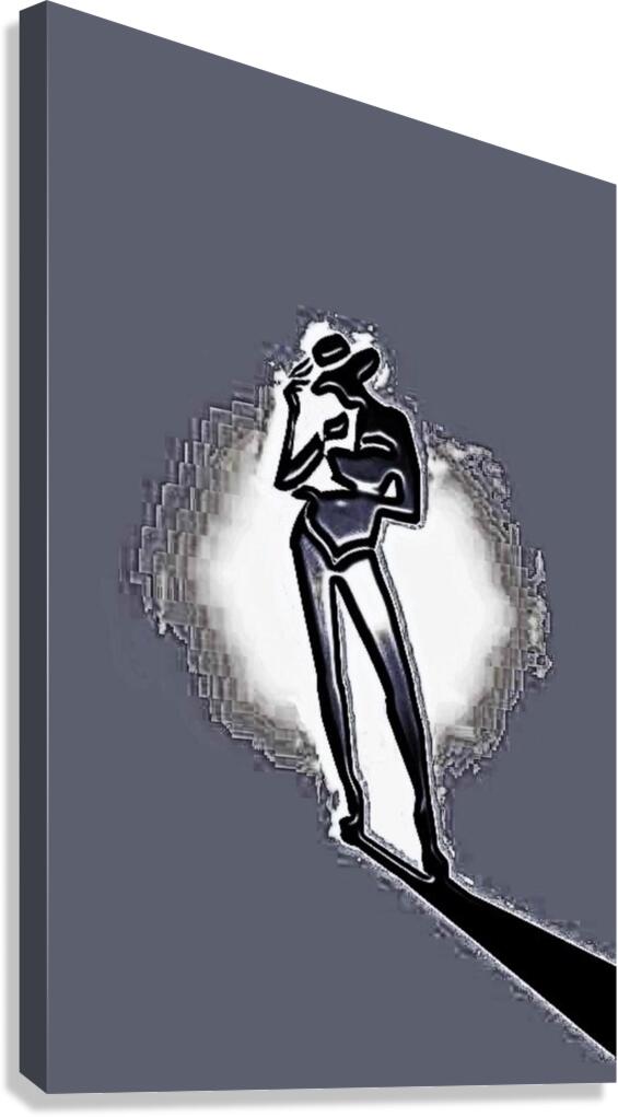 Icy Hot Lady Canvas Print
