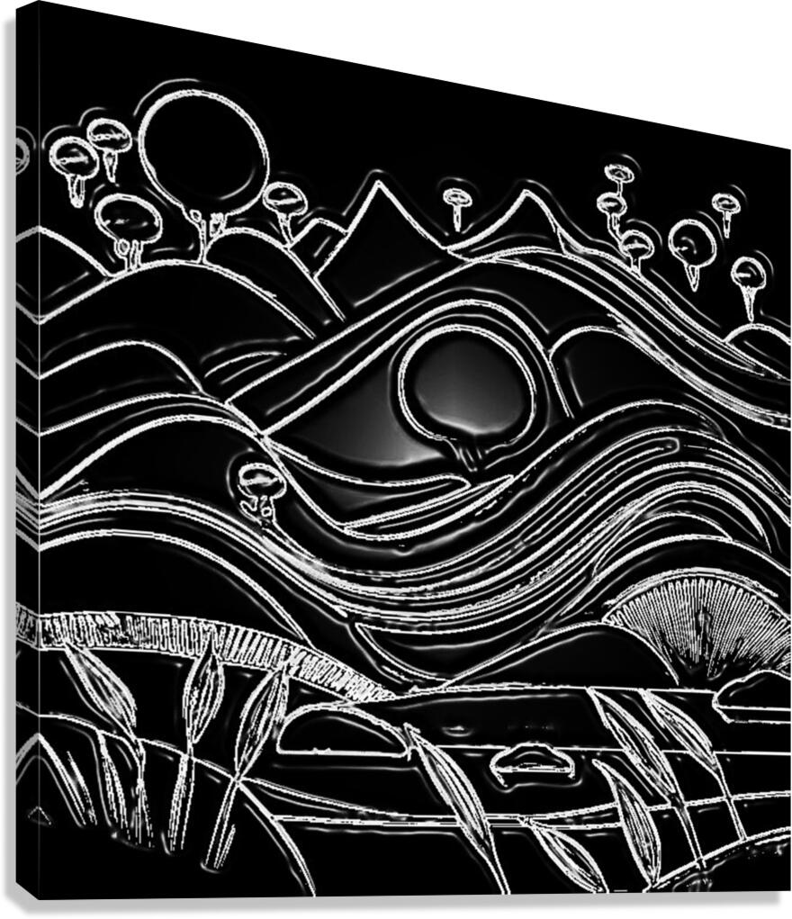 Black Mountain Canvas Print