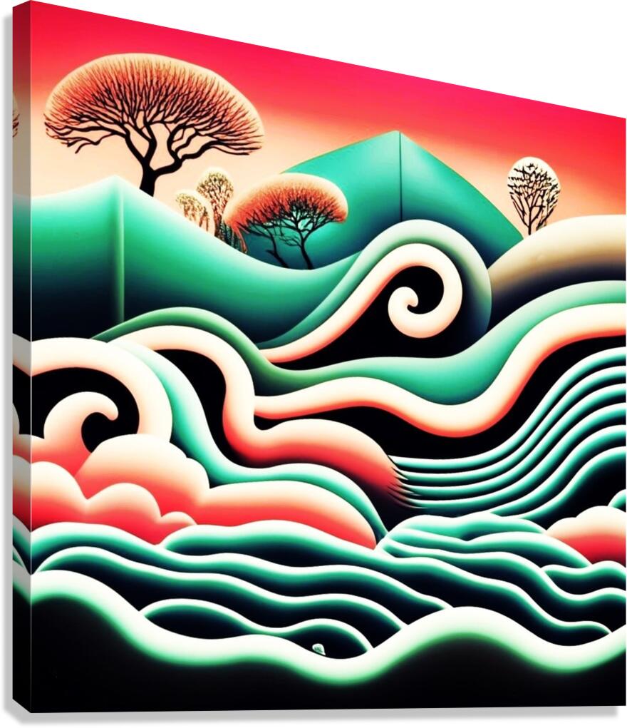 Cloud Waves Canvas Print