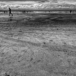 The Beach B&W