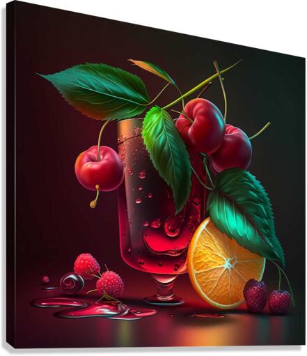 Boisson vitaminee Canvas Print
