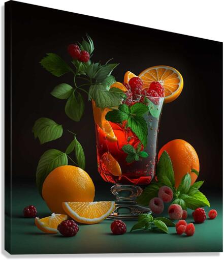 Cocktail vitamine Canvas Print