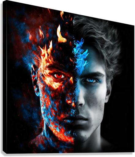 Double face Canvas Print