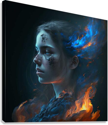 Emotion elfique Canvas Print
