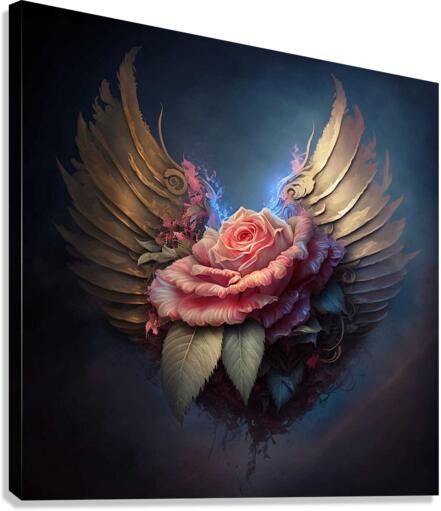 Rose ange Canvas Print