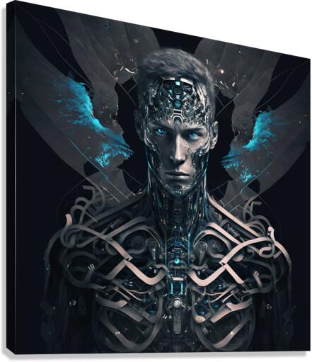 Ange Transhumanisme Canvas Print