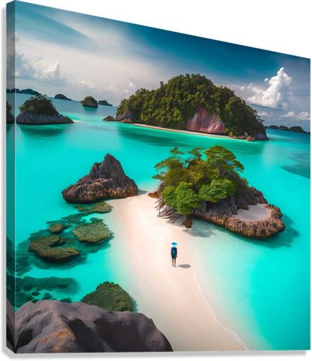 Caraibes  Canvas Print