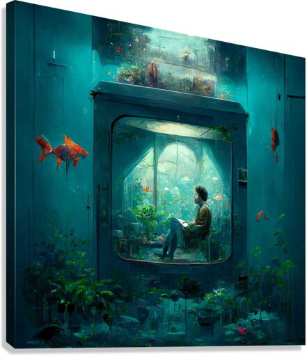 Inversion aquarium Canvas Print