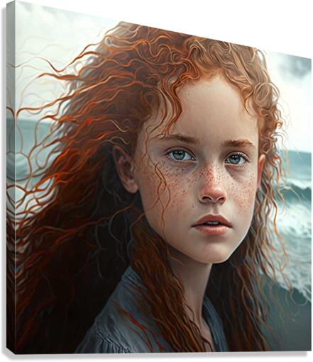 Regard intense Canvas Print