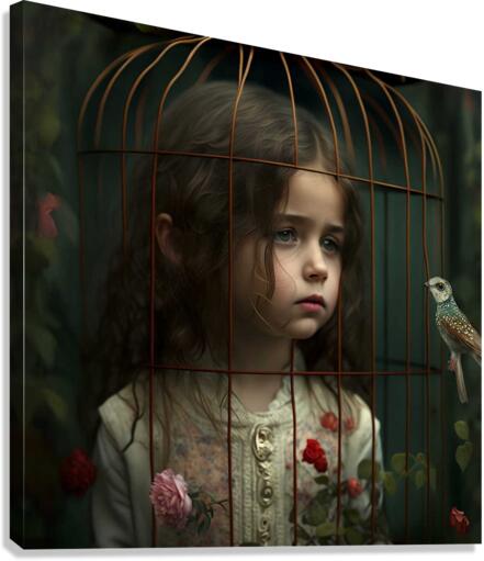 Inversion Fille Canvas Print