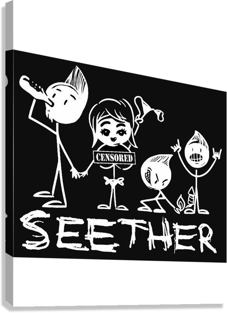 Seether 37 Canvas Print