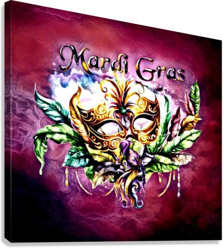 Purple Masquerade Canvas Print