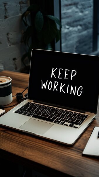 keep working Print