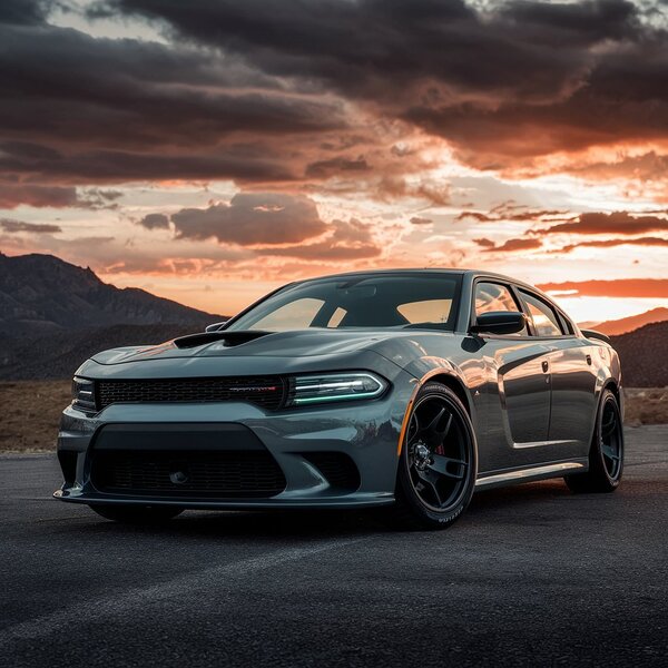 dodge charger modern car strong and beautiful Print