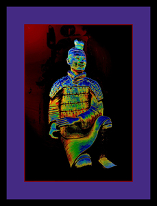 KNEELING ARCHER - A TERRACOTTA WARRIOR IN XIAN CHINA