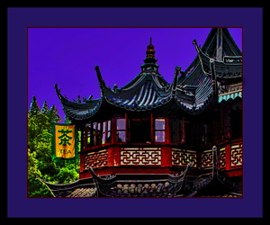 THE HUXINTING TEAHOUSE IN SHANGHAIS OLD TOWN AREA