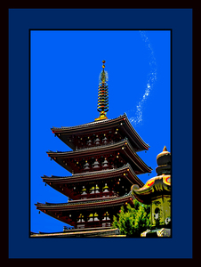 THE SENSO-JI PAGODA IN TOKYO JAPAN