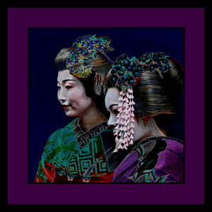 A GEISHA AND HER MAIKO