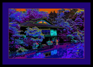 JAPANESE TEA HOUSE ON A LAKE
