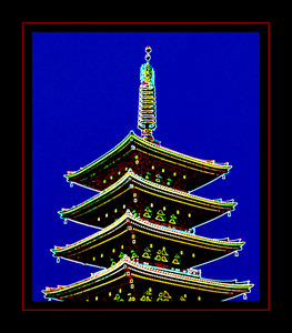 PAGODA IN TOKYO JAPAN