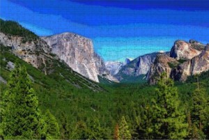 PUZZLE COLLECTION Yosemite National Park - Tunnel View 