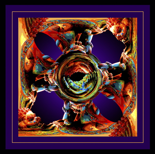 ABSTRACT GUARD LIONS  Print