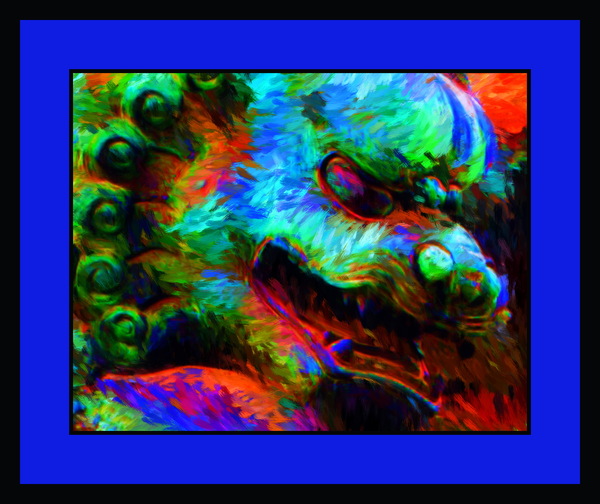 GUARDIAN OF EMPERIORS IN THE FORBIDDEN CITY - BEIJING CHINA Print