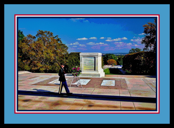 TOMB OF THE UNKNOWN SOLDIER ARLINGTON NATIONAL CEMETARY Print