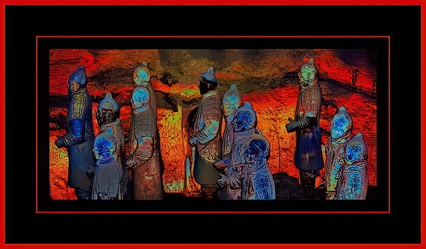TERRACOTTA WARRIORS IN XIAN CHINA  Print