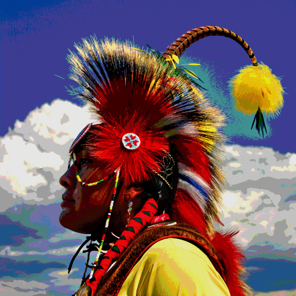 POW WOW IN TAOS NEW MEXICO - 002 Print