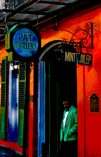 PAT O BRIENS IN NEW ORLEANS FRENCH QUARTER Print