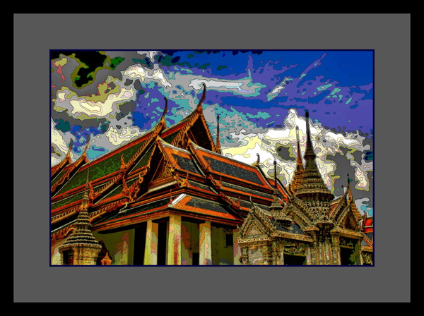 WAT PHRA KAEW IN BANGKOK THAILAND Print