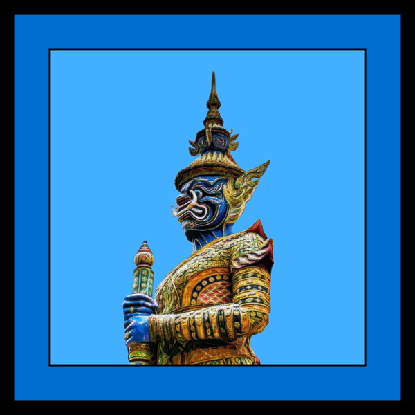 YAK GUARDING WAT PHRA KAEW Print