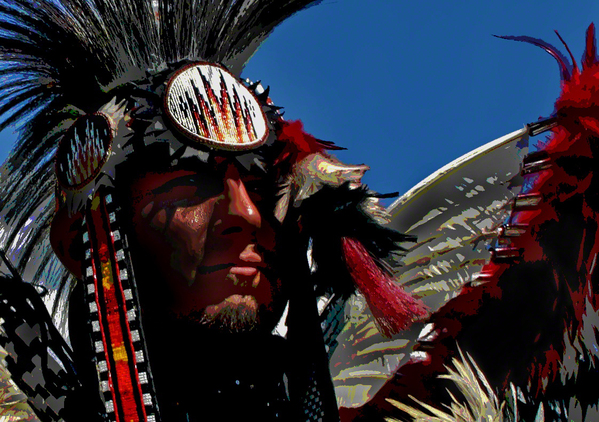 POW WOW IN TAOS NEW MEXICO - 003 Print