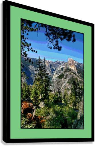 HALF DOME FROM GLACIER POINT - YOSEMITE NATIONAL PARK  Canvas Print