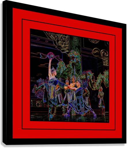 DANCING WITH DRAGONS   Canvas Print