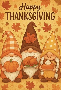 Happy Thanksgiving Gnomes 
