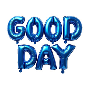 Good Day Blue Balloons 