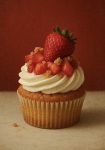 Strawberry Shortcake Cupcake 
