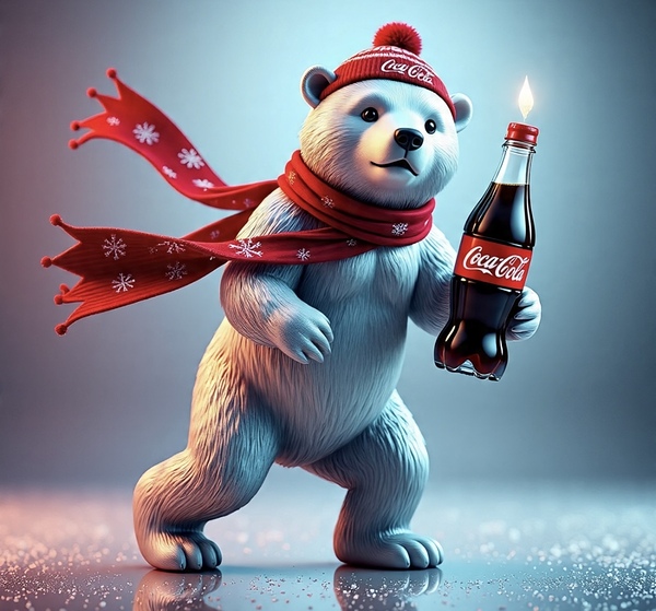 Christmas Coca Cola Bear by CreativeMuse