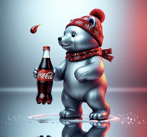 Christmas Coca Cola Bear II by CreativeMuse